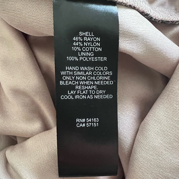 Jessica Howard Blush Pink and Black Lace Overlay Dress, Size 14. - Picture 13 of 13